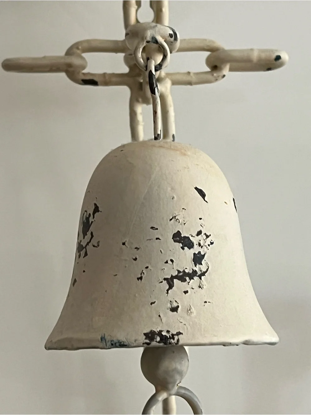 Distressed Iron Anchor Bell – Coastal Nautical Wall Decor